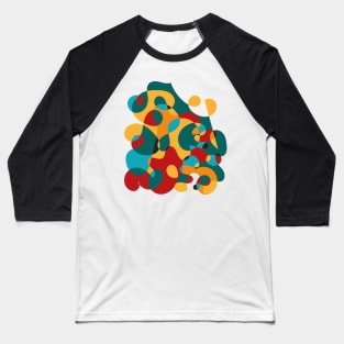 Surreal Shapes (Miro Inspired) Baseball T-Shirt